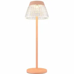 Luminaires Globo Lighting Lora Lampe à poser LED Rose, 1 lumière* Éclairage Led