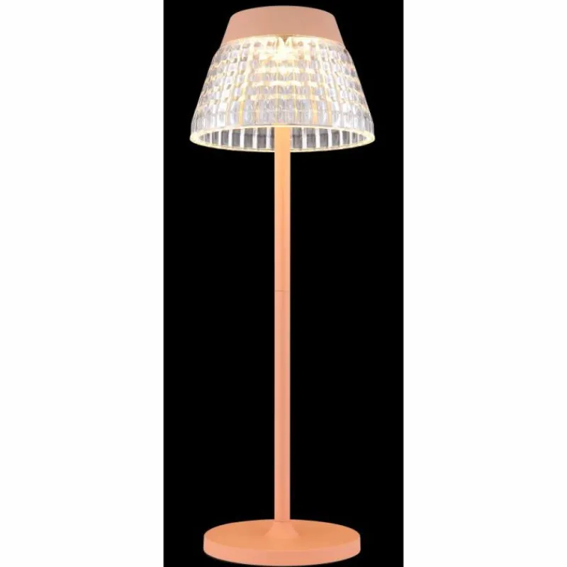 Luminaires Globo Lighting Lora Lampe à poser LED Rose, 1 lumière* Éclairage Led