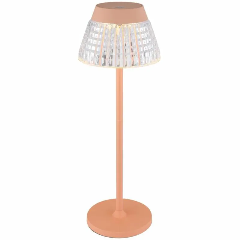 Luminaires Globo Lighting Lora Lampe à poser LED Rose, 1 lumière* Éclairage Led