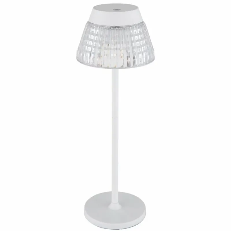 Luminaires Globo Lighting Lora Lampe à poser LED Blanc, 1 lumière* Éclairage Led