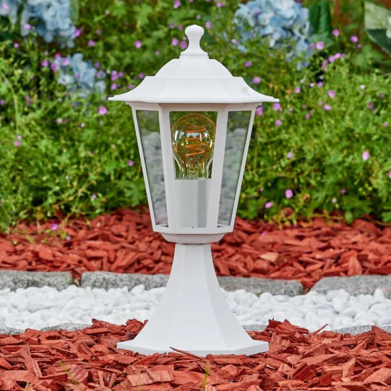 Luminaires Rustiques-hofstein Loria Borne lumineuse Blanc, 1 lumière