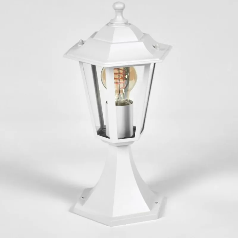 Luminaires Rustiques-hofstein Loria Borne lumineuse Blanc, 1 lumière