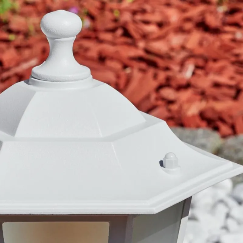 Luminaires Rustiques-hofstein Loria Borne lumineuse Blanc, 1 lumière