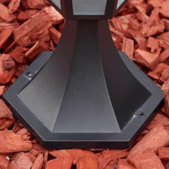 Luminaires Rustiques-hofstein Loria Borne lumineuse Noir, 1 lumière