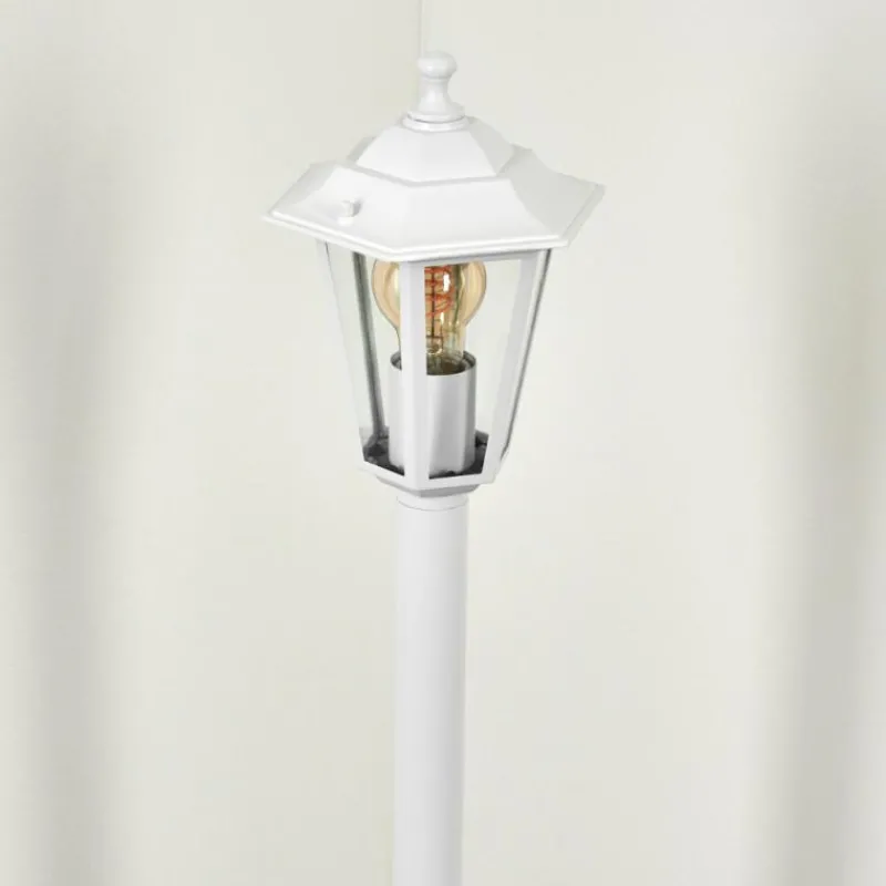 Luminaires Rustiques-hofstein Loria Eclairage de chemin Blanc, 1 lumière