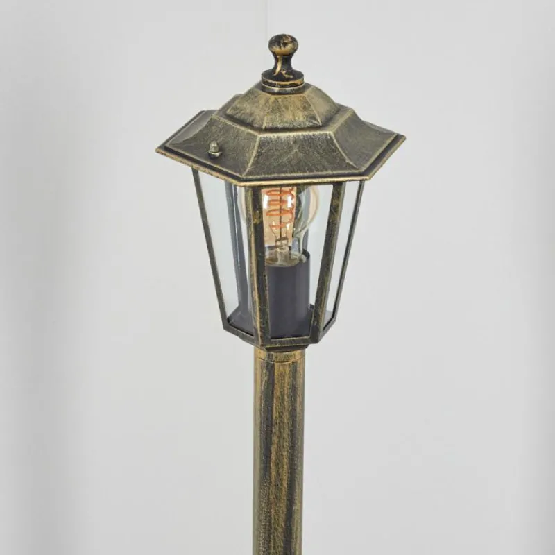 Luminaires Rustiques-hofstein Loria Eclairage de chemin Brun, Or, Noir, 1 lumière