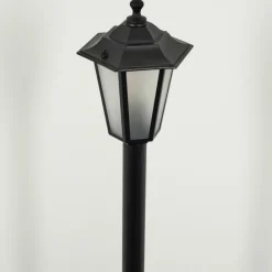 Luminaires Rustiques-hofstein Loria Eclairage de chemin Noir, 1 lumière