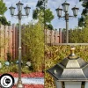 Lampes Dorées-hofstein Loria Luminaire extérieur, Réverbère, Eclairage de chemin Brun, Or, 3 lumières