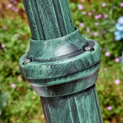 Lampes Vintages & Rétros-hofstein Loria Luminaire extérieur, Réverbère, Eclairage de chemin Vert, Noir, 2 lumières