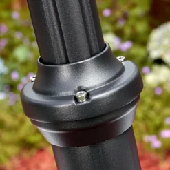 Lampes Vintages & Rétros-hofstein Loria Luminaire extérieur, Réverbère, Eclairage de chemin Noir, 2 lumières