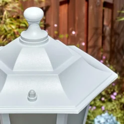 Luminaires Rustiques-hofstein Loria Luminaire extérieur, Réverbère, Eclairage de chemin Blanc, 3 lumières