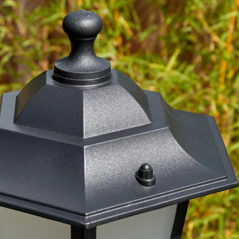 Luminaires Rustiques-hofstein Loria Luminaire extérieur, Réverbère, Eclairage de chemin Noir, 3 lumières