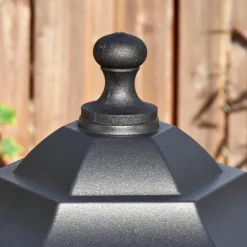 Luminaires Rustiques-hofstein Loria Réverbère, Eclairage de chemin Noir, 1 lumière