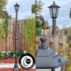 Luminaires Rustiques-hofstein Loria Réverbère, Eclairage de chemin Noir, 1 lumière