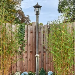 Luminaires Rustiques-hofstein Loria Réverbère, Eclairage de chemin Brun, Or, 1 lumière