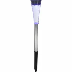 Luminaires Globo Lighting Lot de 5 bornes d'éclairage Globo VENTA LED Clair, 1 lumière, Changeur de couleurs