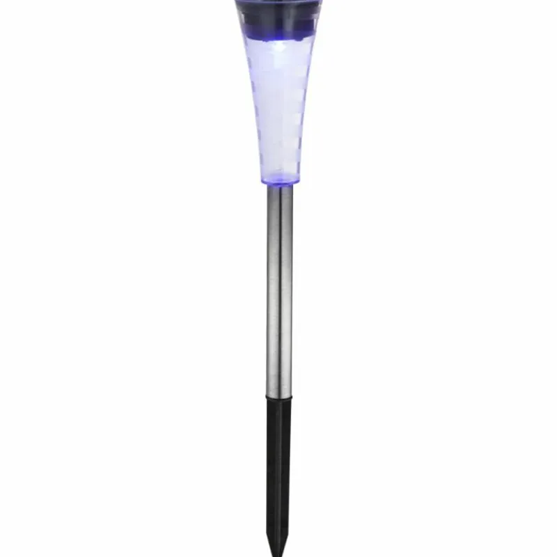 Luminaires Globo Lighting Lot de 5 bornes d'éclairage Globo VENTA LED Clair, 1 lumière, Changeur de couleurs