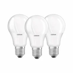 Luminaires Osram Lot de 3 E27 8,5 Watt 2700 Kelvin 806 Lumen