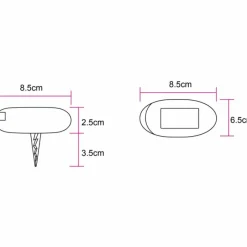 Luminaires Rustiques-Luminaires Globo Lighting Lot de 3 lampes solaires Globo LED Gris, 1 lumière