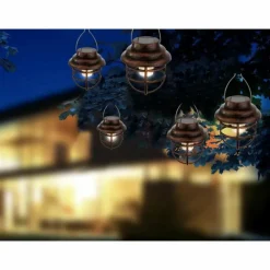 Luminaires Globo Lighting Lot de 16 lampes solaires Globo LED Clair, 1 lumière