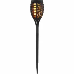 Luminaires Rustiques-Luminaires Globo Lighting Lot de 3 lampes solaires Globo SOKARO LED Noir, 12 lumières