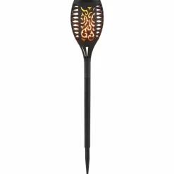 Luminaires Rustiques-Luminaires Globo Lighting Lot de 3 lampes solaires Globo SOKARO LED Noir, 12 lumières