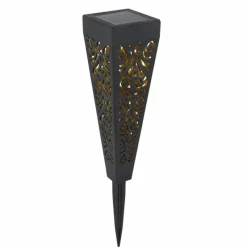 Luminaires Rustiques-Luminaires Globo Lighting Lot de 3 lampes solaires Globo SOLAR LED Noir, 1 lumière