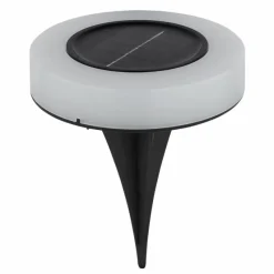 Luminaires Rustiques-Luminaires Globo Lighting Lot de 2 lampes solaires Globo LED Noir, 8 lumières