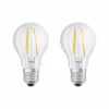 Luminaires Osram Lot de 2 Osram LED E27 6 Watt 2700 Kelvin 806 Lumen