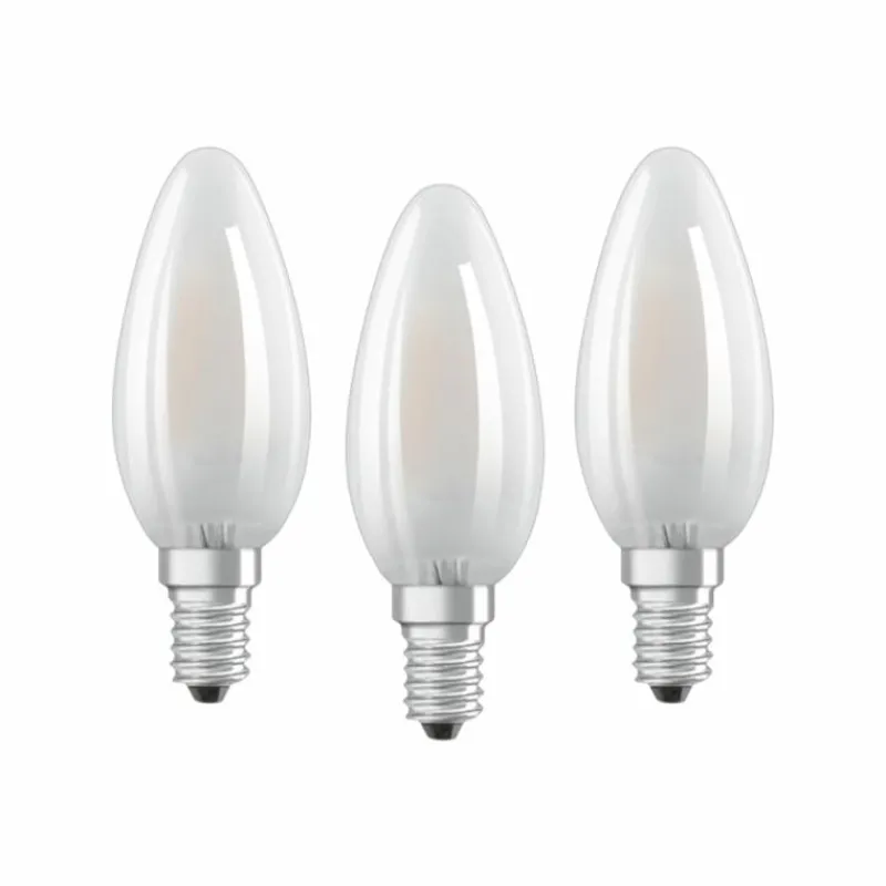 Luminaires Osram Lot de 3 Osram LED E14 4,5 Watt 2700 Kelvin 470 Lumen