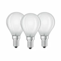 Luminaires Osram Lot de 3 Osram LED E14 4,5 Watt 2700 Kelvin 470 Lumen