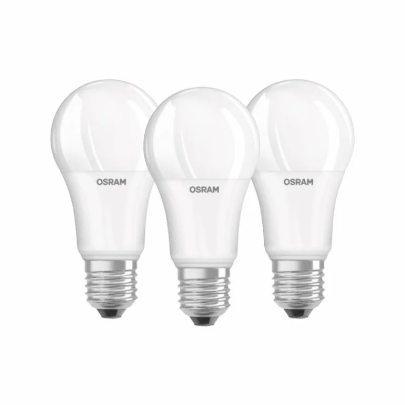 Luminaires Osram Lot de 3 Osram LED E27 13 Watt 2700 Kelvin 1521 Lumen