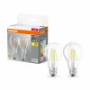 Luminaires Osram Lot de 2 Osram LED E27 4 Watt 2700 Kelvin 470 Lumen