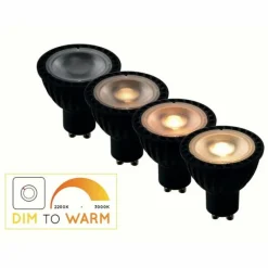Luminaires Lucide Lucide LED GU101 x 5 Watt 22003000 Kelvin 320 Lumen