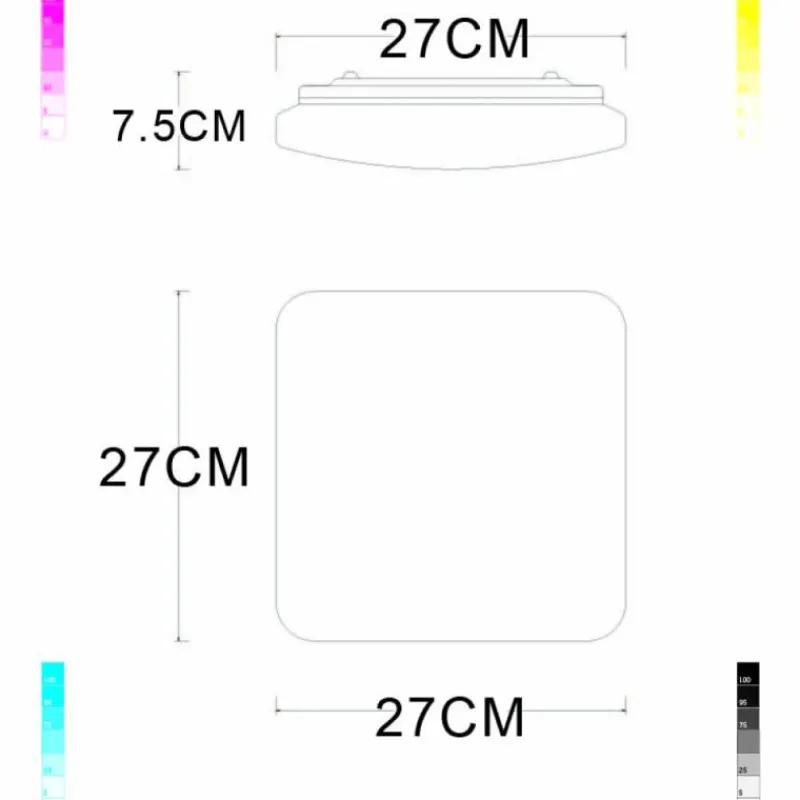 Luminaires Globo Lighting LUGO Plafonnier LED Blanc, 1 lumière* Éclairage Led