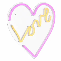 Luminaires Globo Lighting Luminaire déco Globo LOVE LED Transparent, 1 lumière* Éclairage Led