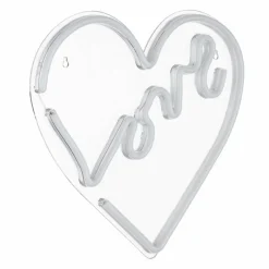 Luminaires Globo Lighting Luminaire déco Globo LOVE LED Transparent, 1 lumière* Éclairage Led