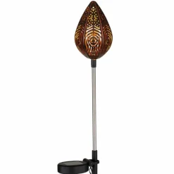 Luminaires Globo Lighting Luminaire déco Globo SOLAR LED Noir, 1 lumière