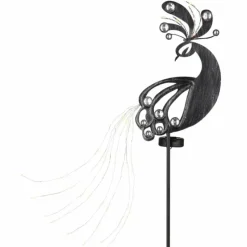 Luminaires Globo Lighting Luminaire déco Globo SOLAR LED Argent Oxydé, Noir, 39 lumières