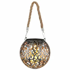 Luminaires Globo Lighting Luminaire déco Globo SOLAR LED Argent Oxydé, Cuivre, 1 lumière