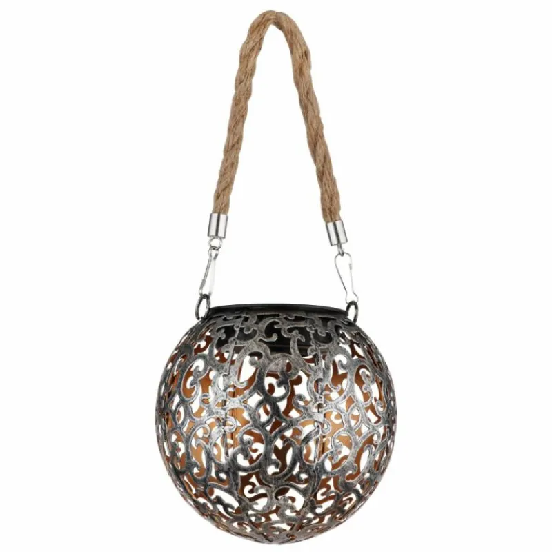 Luminaires Globo Lighting Luminaire déco Globo SOLAR LED Argent Oxydé, Cuivre, 1 lumière