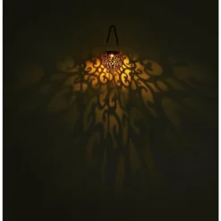 Luminaires Globo Lighting Luminaire déco Globo SOLAR LED Argent Oxydé, Cuivre, 1 lumière