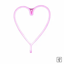 Luminaires Leuchten Direkt Luminaire déco Leuchten-Direkt NEON-HERZ LED Multicolore, 1 lumière* Éclairage Led