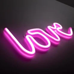 Luminaires Leuchten Direkt Luminaire déco Leuchten-Direkt NEON-LOVE LED Rose, 1 lumière* Éclairage Led