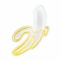 Luminaires Leuchten Direkt Luminaire déco Leuchten-Direkt NEON-BANANE LED Jaune, Blanc, 1 lumière* Éclairage Led