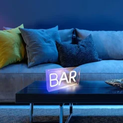 Luminaires Leuchten Direkt Luminaire déco Leuchten-Direkt NEON-BAR LED Transparent, 1 lumière* Éclairage Led