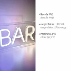 Luminaires Leuchten Direkt Luminaire déco Leuchten-Direkt NEON-BAR LED Transparent, 1 lumière* Éclairage Led