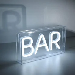 Luminaires Leuchten Direkt Luminaire déco Leuchten-Direkt NEON-BAR LED Transparent, 1 lumière* Éclairage Led