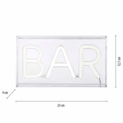 Luminaires Leuchten Direkt Luminaire déco Leuchten-Direkt NEON-BAR LED Transparent, 1 lumière* Éclairage Led