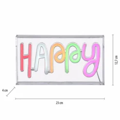 Luminaires Leuchten Direkt Luminaire déco Leuchten-Direkt NEON-HAPPY LED Transparent, 1 lumière* Éclairage Led